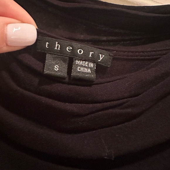 Theory Black Mini Dress - Small - Picture 3 of 4